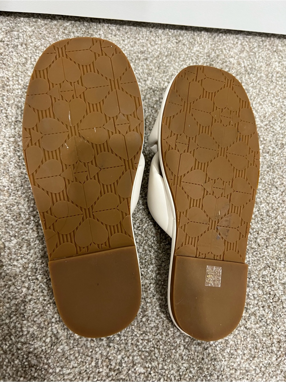 Kate Spade White Rio Slide Sandals - Picture 3 of 4